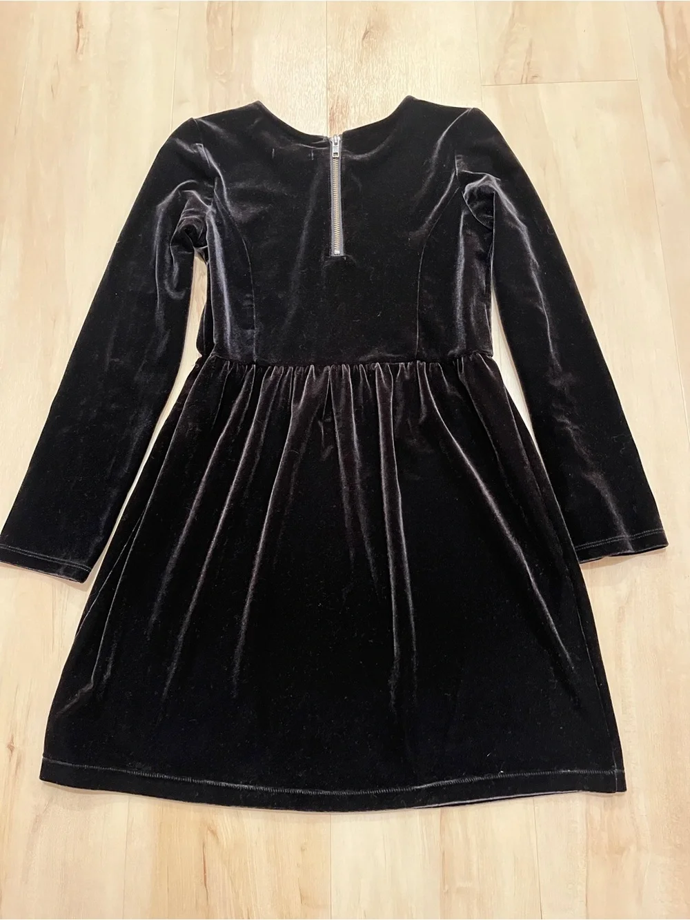 GapKids L(10) Velvet Fit & Flare Holiday Dress
